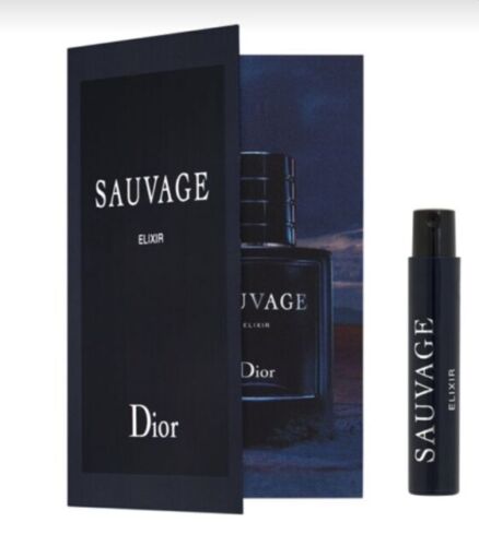 Amostras oficiais de perfume Christian Dior Sauvage Elixir 1ml 0,03 fl. oz.