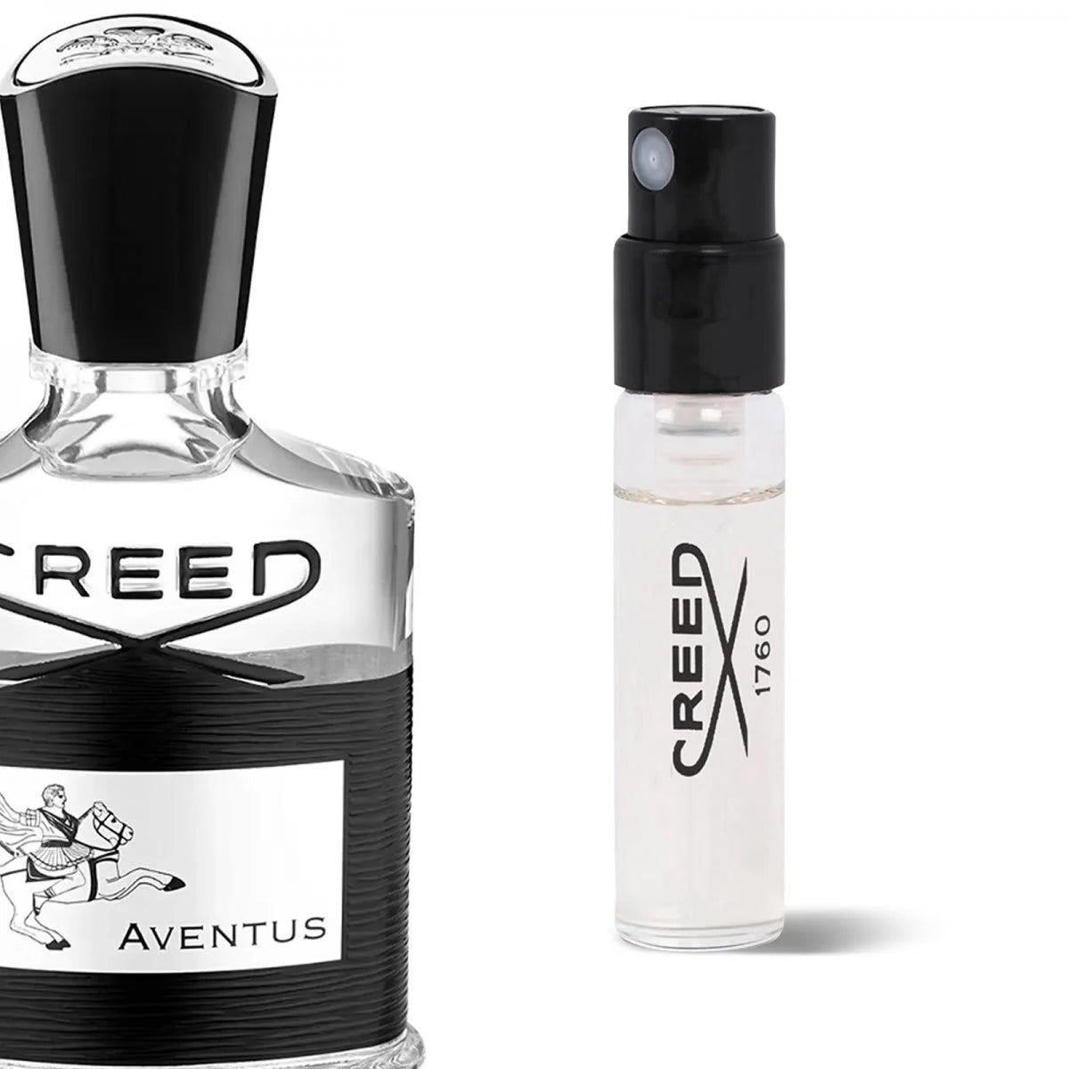 Amostras oficiais de perfume Creed Aventus 1,7ml 0,05 oz