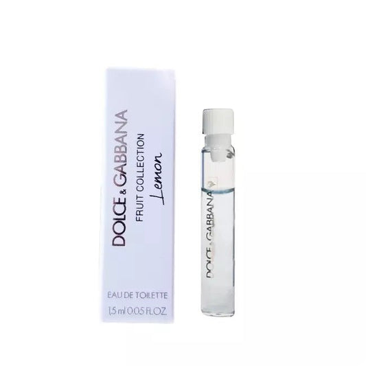 Dolce & Gabbana Fruit Collection Lemon 1,5 ml 0,05 fl. oz. amostra oficial de perfume testador de perfume