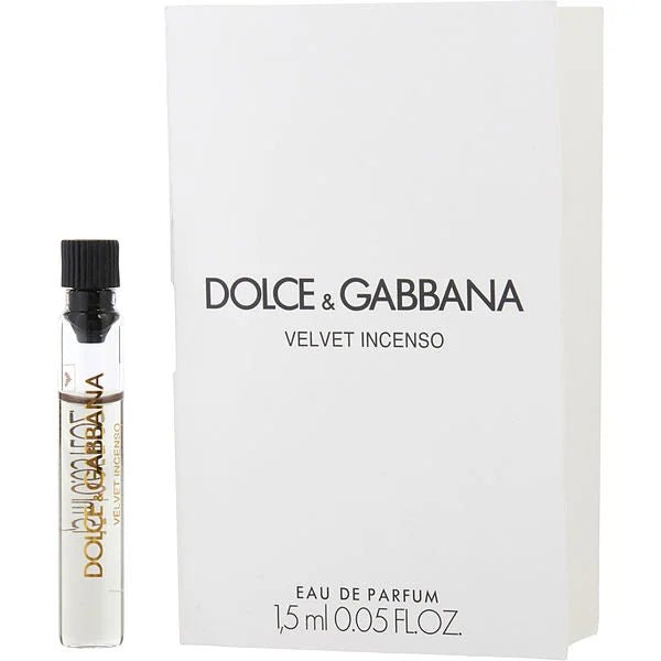 Veludo Incenso Por Dolce & Gabbana 1,5ml 0,05 fl. o.z. επίσημο δείγμα αρώματος, Velvet Incenso By Dolce & Gabbana 1,5ml 0,05 fl. o.z. oficjalna próbka perfum, Velvet Incenso By Dolce & Gabbana 1,5ml 0,05 fl. o.z. официальный образец духов, Velvet Inc