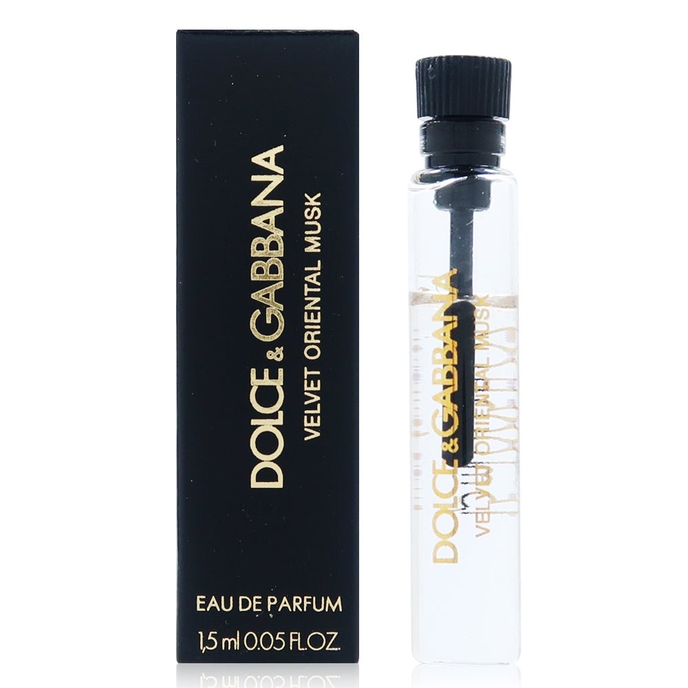 Veludo Almíscar Oriental Por Dolce & Gabbana 1,5ml 0,05 fl. o.z. perfume oficial, Velvet Oriental Musk By Dolce & Gabbana 1,5ml 0,05 fl. o.z. επίσημο δείγμα αρώματος, Velvet Oriental Musk Por Dolce & Gabbana 1,5ml 0,05 fl. o.z. oficjalna próbka perfu