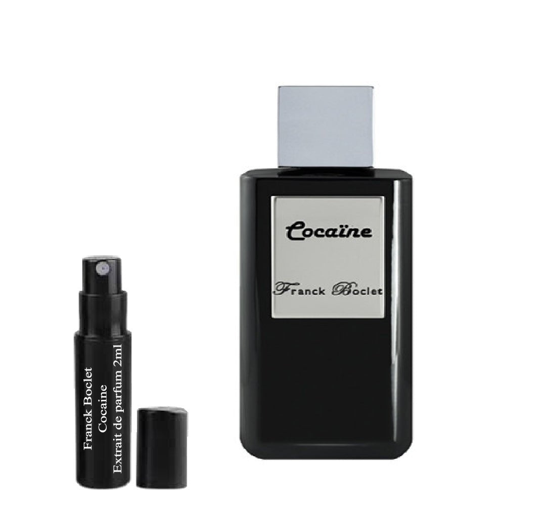 Franck Boclet Cocaine 2ml parfumprov, Franck Boclet Cocaine 2ml parfumeprøve, Franck Boclet Cocaine 2ml parfumstalen, Franck Boclet Cocaine 2ml muestra de perfume