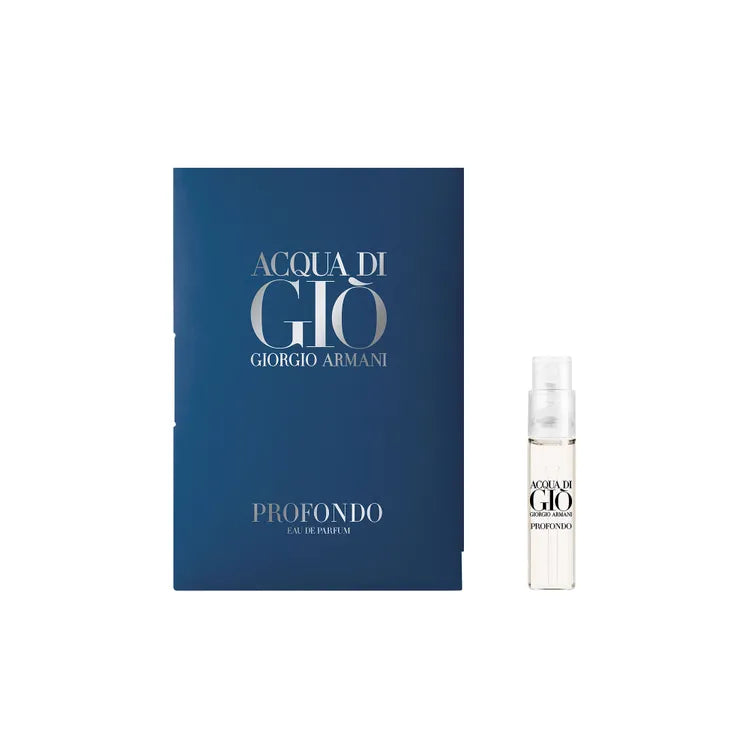 Giorgio Armani Profondo 1.2ml 0.04 fl. onças. amostras oficiais de perfumes