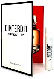 Givenchy L'Interdit Eau De Parfum 1ml 0,03 fl. onças. amostras oficiais de perfumes