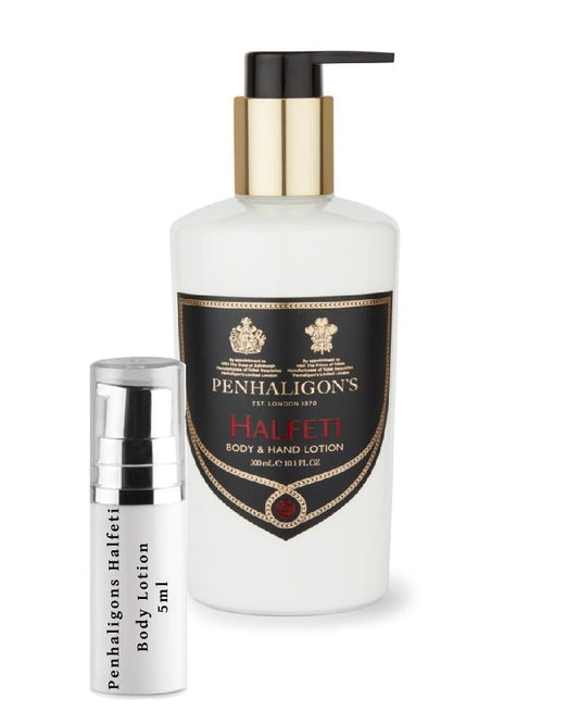 Amostra de loção corporal Halfeti da Penhaligon 5ml