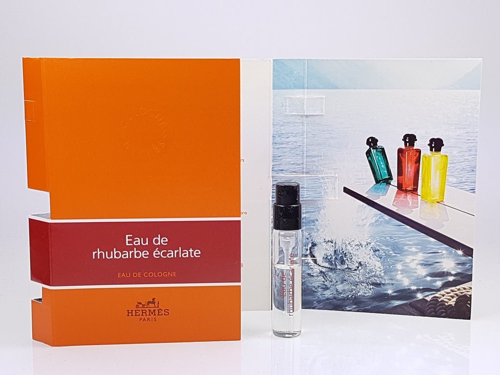 Hermes EAU DE RHUBARBE ECARLATE amostra oficial 2ml 0,06 fl. oz.-hermes-hermes-2ml 0,06 fl. oz.-cheiro para impressionar