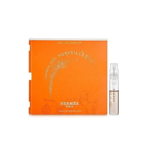 Hermes L'Ambre des Merveilles 2ml 0.06fl.oz. amostras oficiais de perfumes