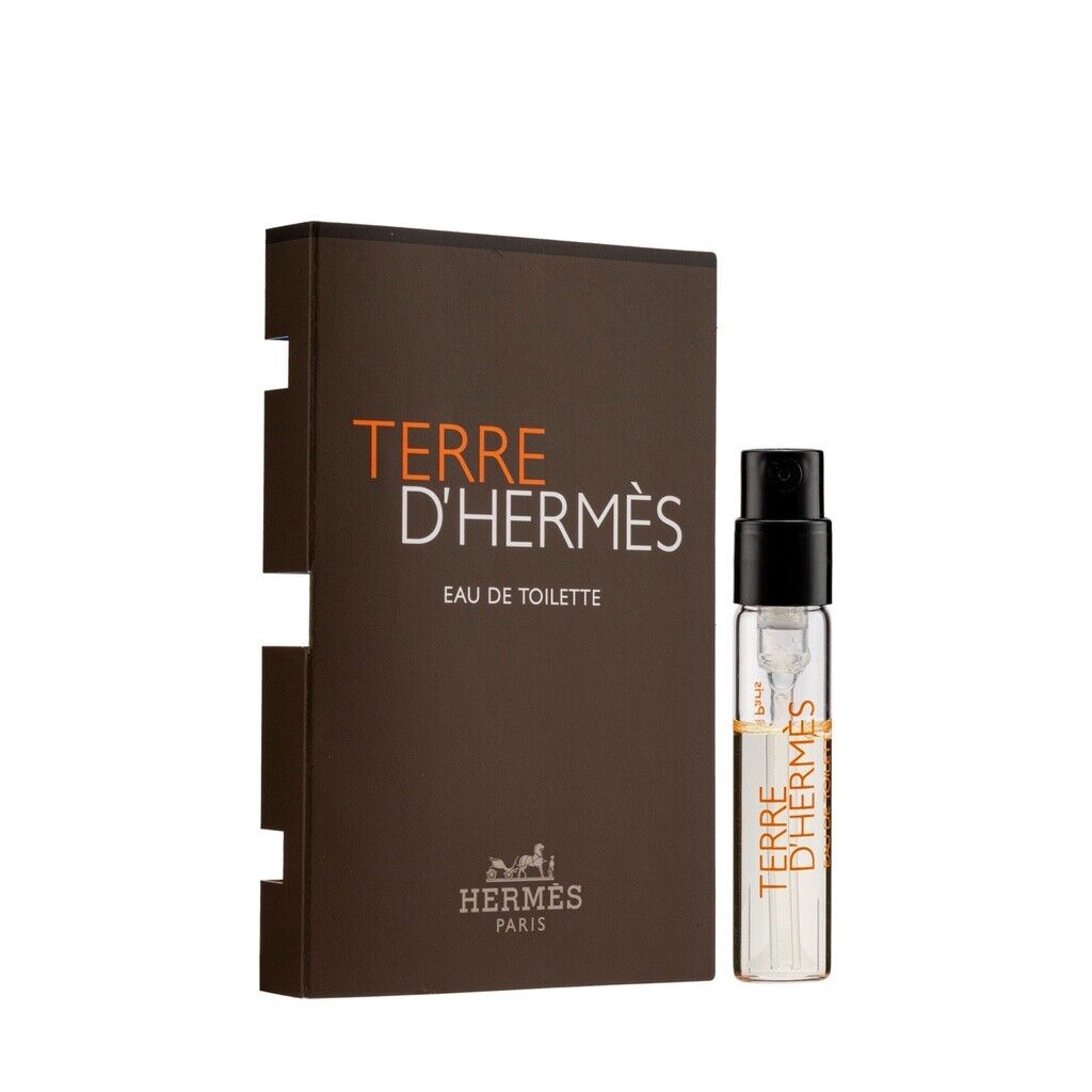 Amostras oficiais de fragrâncias Hermes Terre d' Hermes 2ml 0,06 fl.oz.