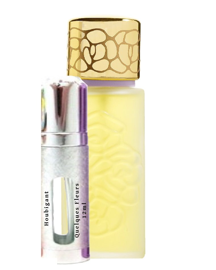 Testador de fragrância Houbigant Quelques Fleurs 12ml 0,40 fl. onças.