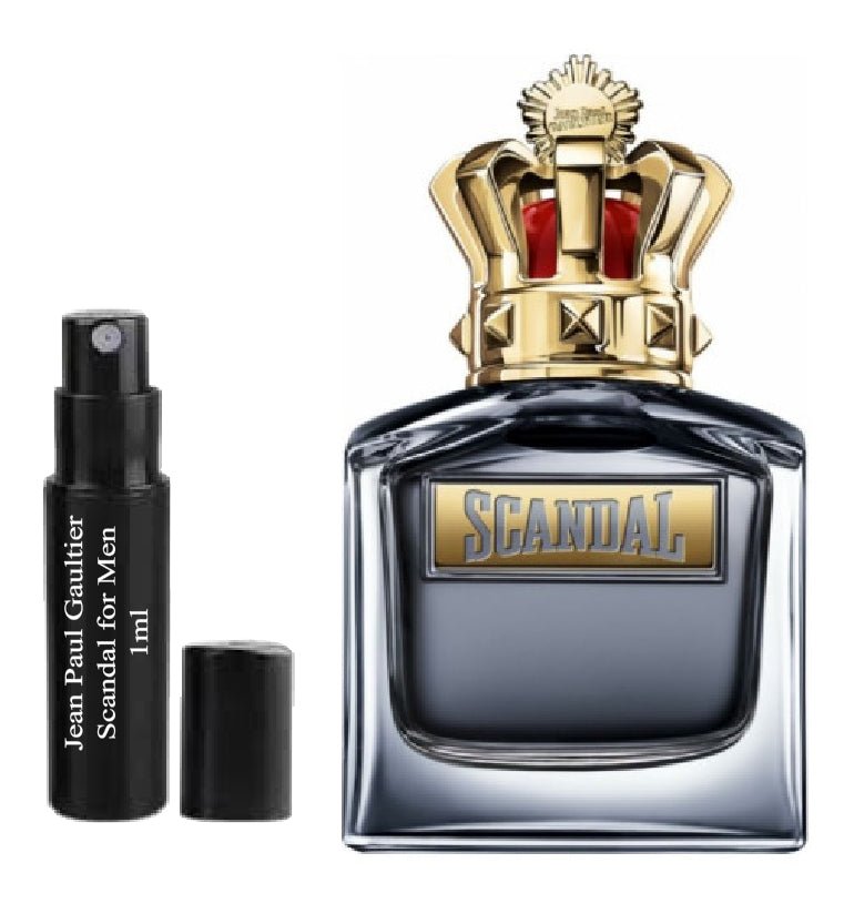 Jean Paul Gaultier Escândalo para Homens 1ml 0,03 fl. o.z. amostra de perfume, Jean Paul Gaultier Scandal for Men 1ml 0,03 fl. o.z. 液量オンス公式香水サンプル, Jean Paul Gaultier Escândalo para Homens 1ml 0.03 fl. o.z. парфюмна проба, Jean Paul Gaultier Escândalo