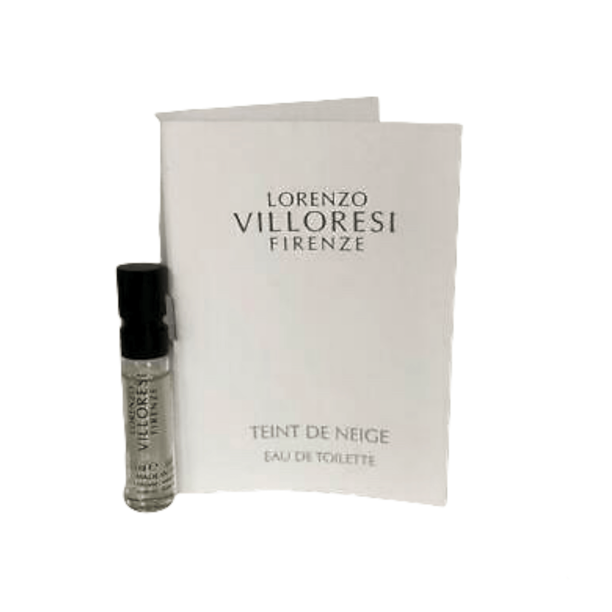 Amostra oficial do perfume Lorenzo Villoresi Firenze Teint de Neige 2ml