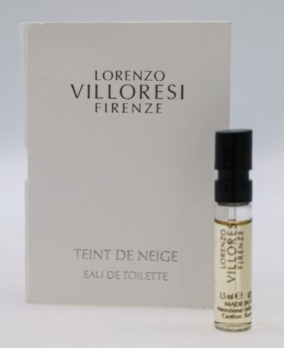 Lorenzo Villoresi Firenze Amostra oficial da fragrância Teint de Neige 2ml