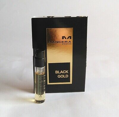Amostra oficial de perfume Mancera Black Gold 2ml 0,06 fl. oz., Amostra oficial de fragrância Mancera Black Gold 2ml 0,06 fl. oz.