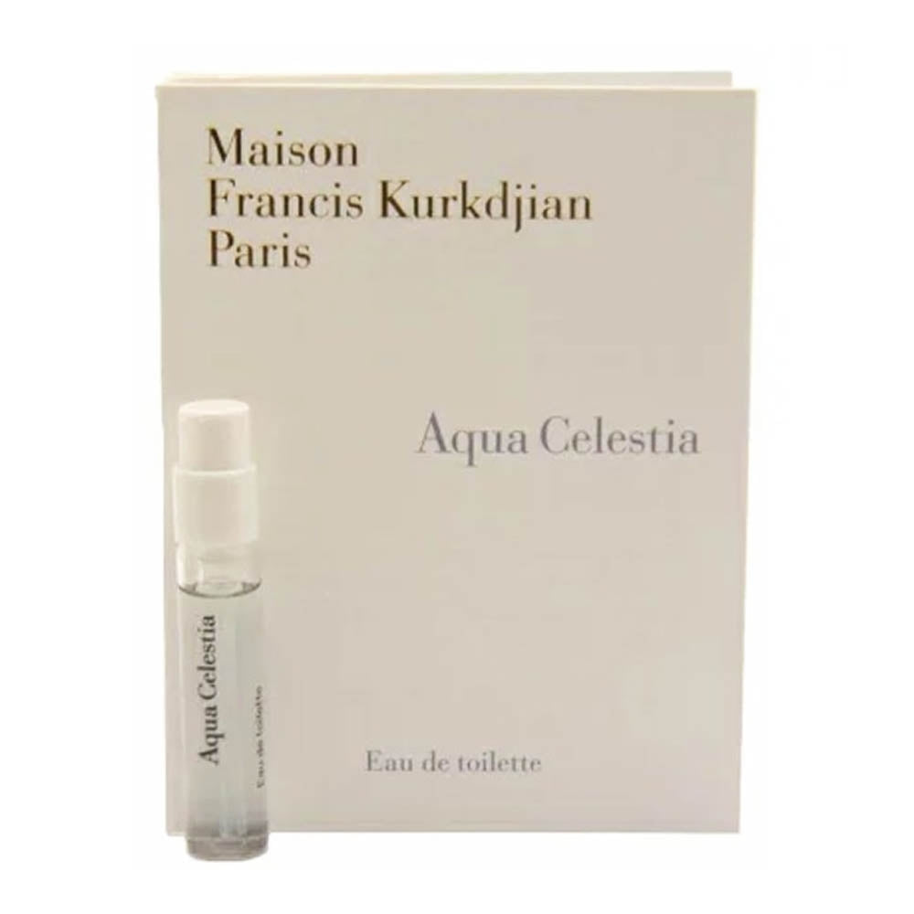 Amostras oficiais de perfume Maison Francis Kurkdjian Aqua Celestia 2ml 0,06 fl. oz.