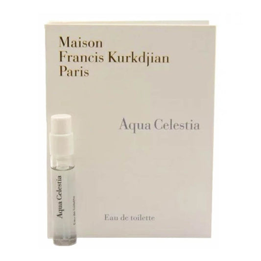Amostras oficiais de perfume Maison Francis Kurkdjian Aqua Celestia 2ml 0,06 fl. oz.