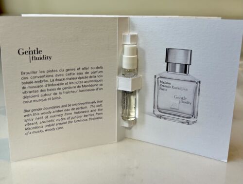Amostras oficiais de perfume Maison Francis Kurkdjian Gentle Fluidity Homme 2ml 0,06 fl. oz
