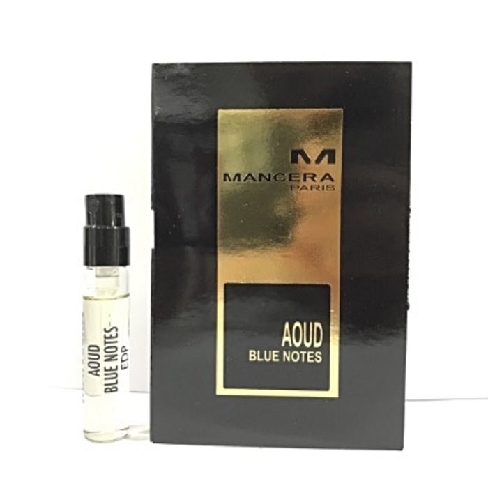 Amostras oficiais de perfume Mancera Aoud Blue Notes 2ml 0,06 fl. oz.