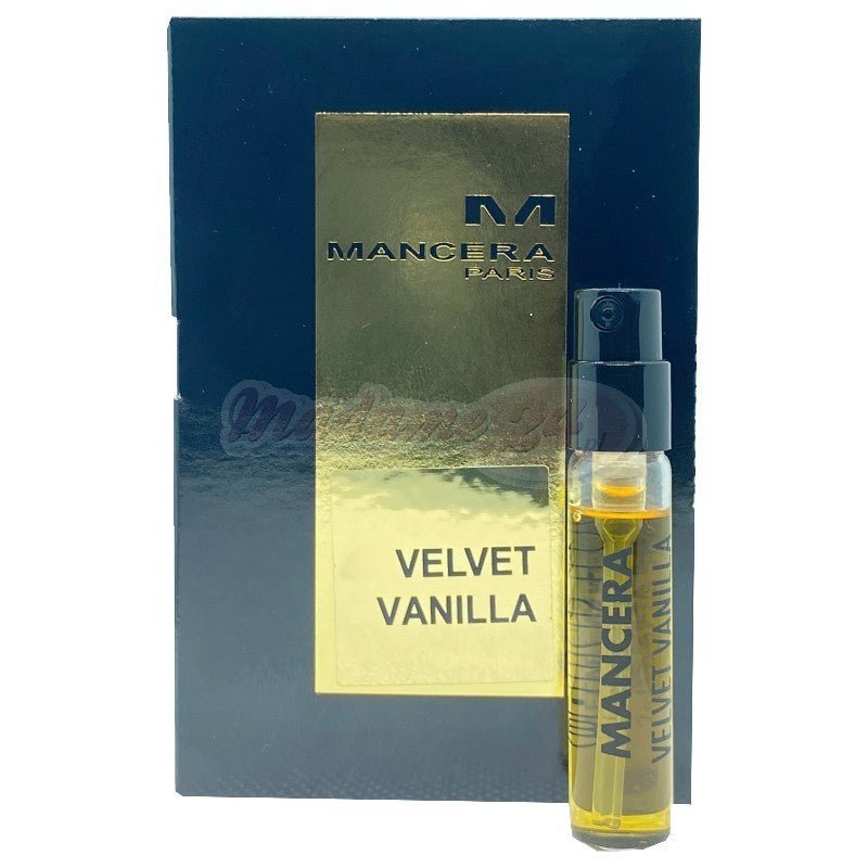 Amostra oficial do perfume Mancera Velvet Vanilla 2ml 0,06 fl.oz.