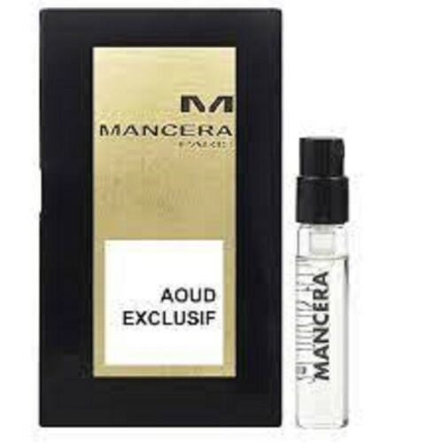 Mancera Aoud Exclusif Mini Vial spray Amostra oficial de perfume 2,0ml 0,07 fl.o.z.