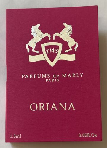 Amostras oficiais da fragrância Parfums De Marly Oriana 1,5ml 0,05 fl. o.z.