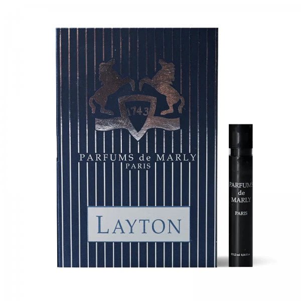 Amostra de fragrância oficial Parfums De Marly Layton 1,5ml 0,05 fl. o.z.