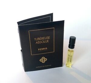 Perris Monte Carlo Tubereuse Absolue extrait de parfum 2.0ml 官方香水样品, Mostră oficială de parfum Tubereuse Absolue extrait de parfum 2.0ml επίσημο δείγμα αρώματος, Perris Monte Carlo