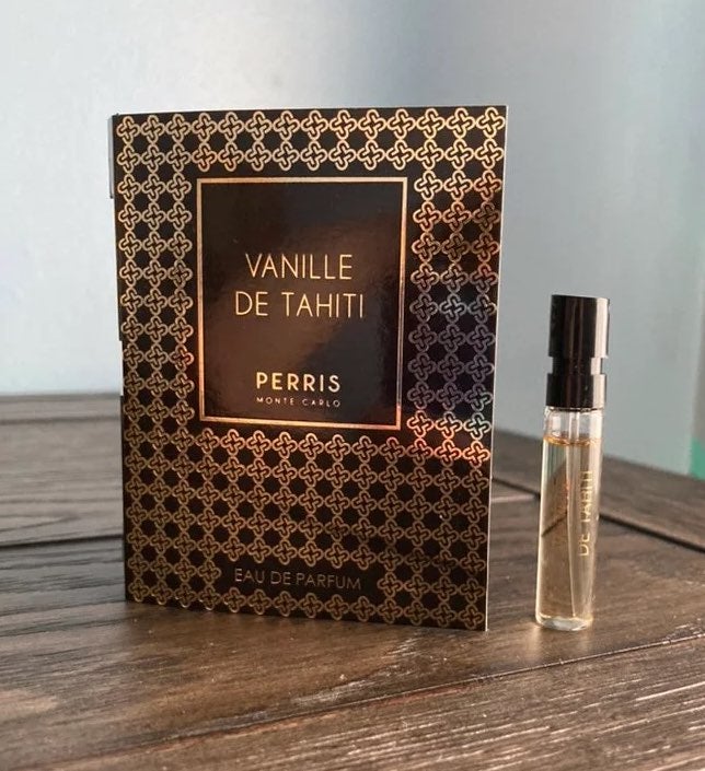 Perris Monte Carlo Vanille de Tahiti 2.0ml échantillon de parfum officiel, Perris Monte Carlo Vanille de Tahiti 2.0ml virallinen hajuvesinäyte, Perris Monte Carlo Vanille de Tahiti 2.0ml oficjalna próbka perfum, Perris Monte Carlo Vanille de Tahiti 2