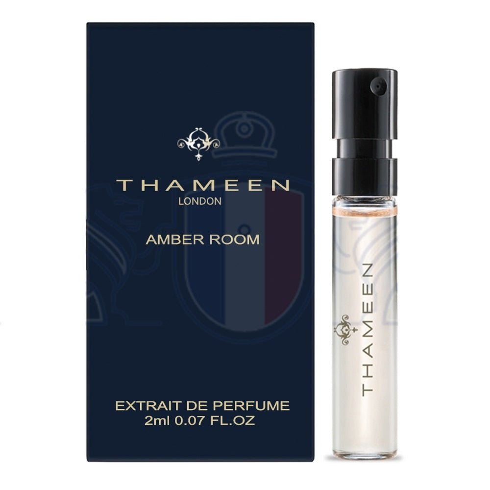 Amostra oficial do perfume Thameen Amber Room 2ml 0,06 fl.oz.