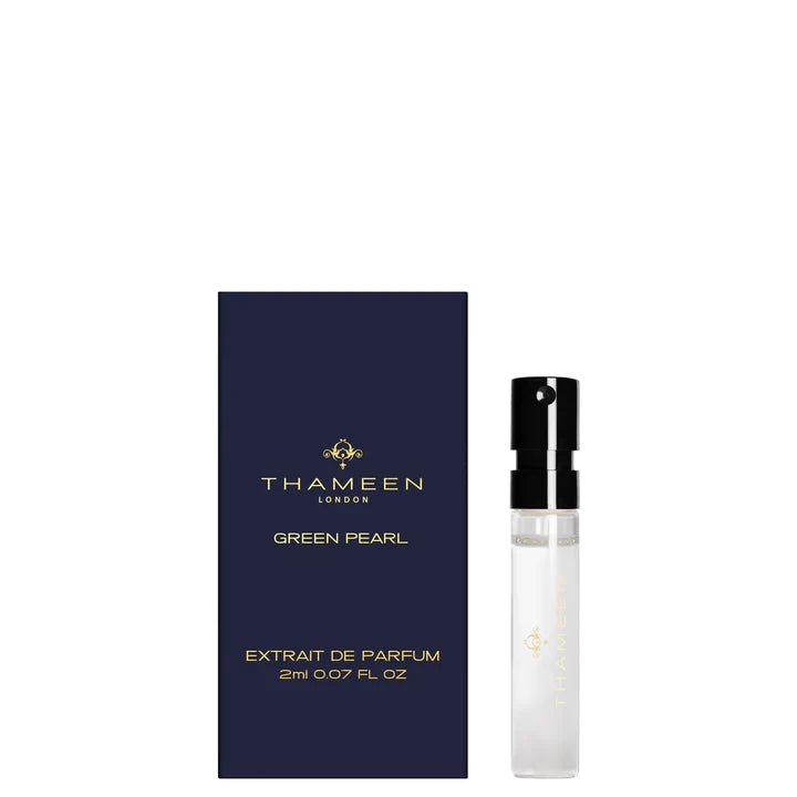 Amostra oficial de perfume Thameen Green Pearl 2ml 0,06 fl.oz.