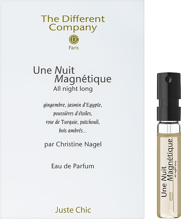 The Different Company Une Nuit Magnetique 2ml 0,06 fl. onças. amostras oficiais de perfumes