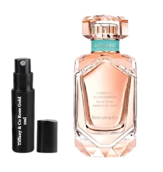 Amostras de perfume TIFFANY & CO ROSE GOLD, amostra TIFFANY & CO ROSE GOLD 1ml, amostras de fragrância Tiffany & Co Rose Gold