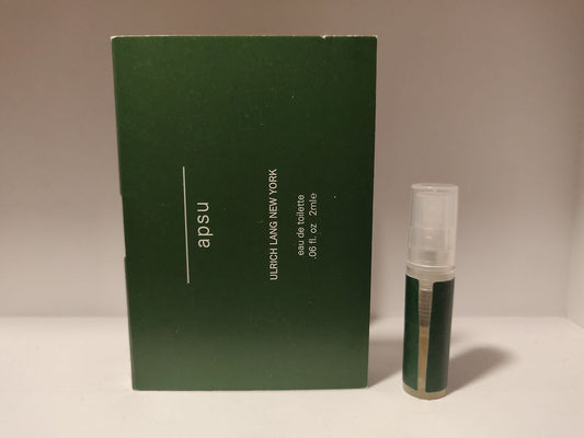 Ulrich Lang Apsu 2ml 0,06 fl. oz. amostras oficiais de perfume testador de perfume