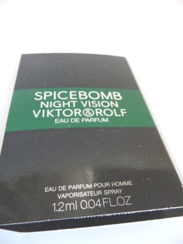 Amostras oficiais de perfumes Viktor and Rolf Spicebomb Night Vision 1,2ml 0,04 fl. oz.