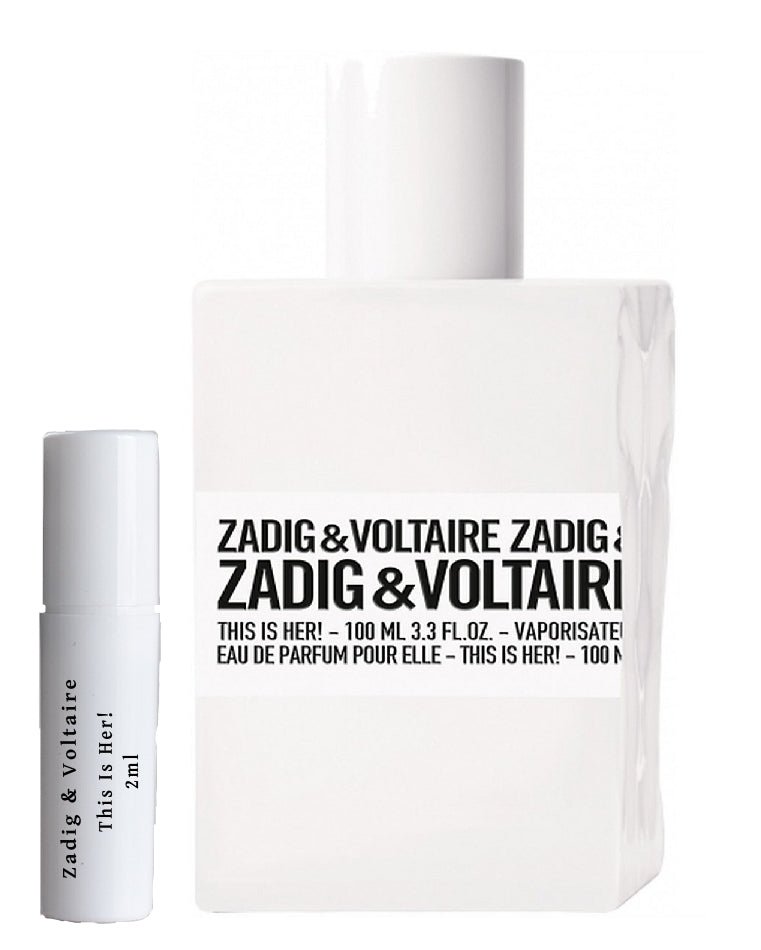 Amostra de perfume Zadig & Voltaire This Is Her! 2ml