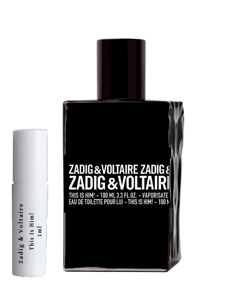 Amostra de perfume Zadig & Voltaire This Is Him! 1ml
