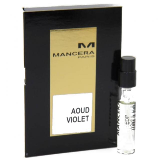Amostra oficial do perfume Mancera Aoud Violet 2ml 0,06 fl. oz.