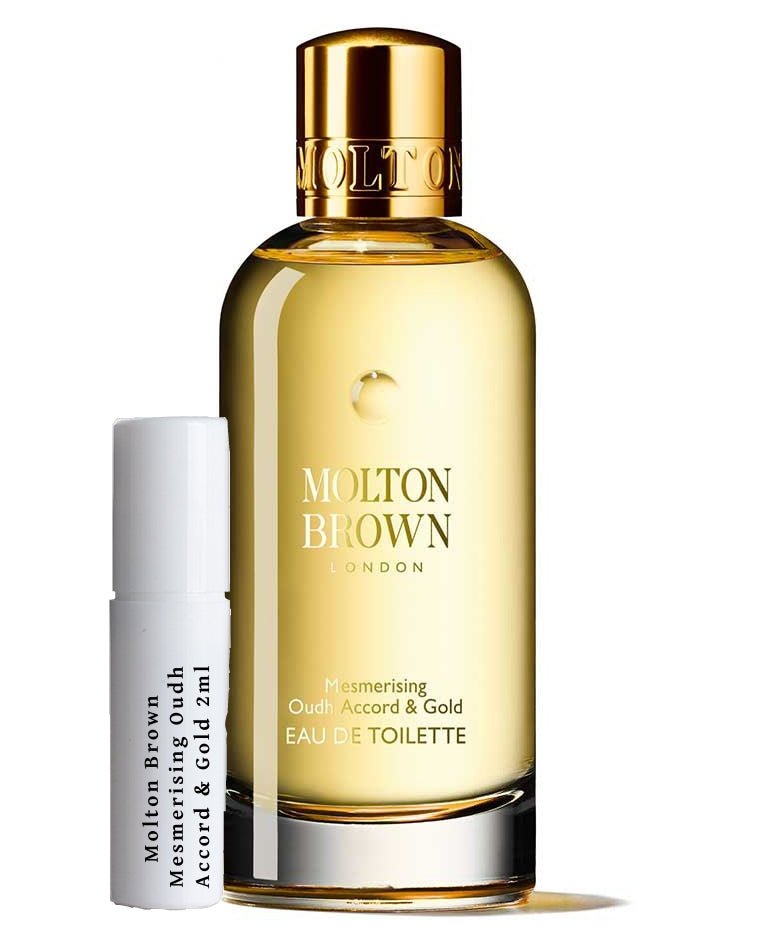 Amostras de Molton Brown Mesmerising Oudh Accord & Gold 2ml