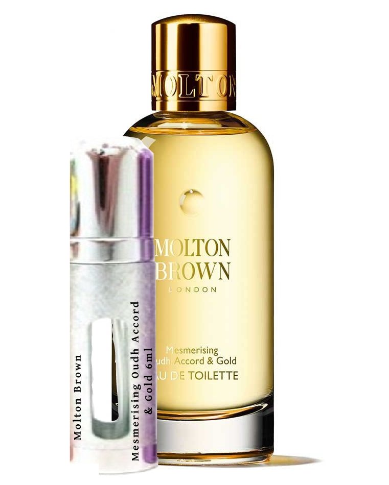Frasco de amostra Molton Brown Mesmerising Oudh Accord & Gold 6ml
