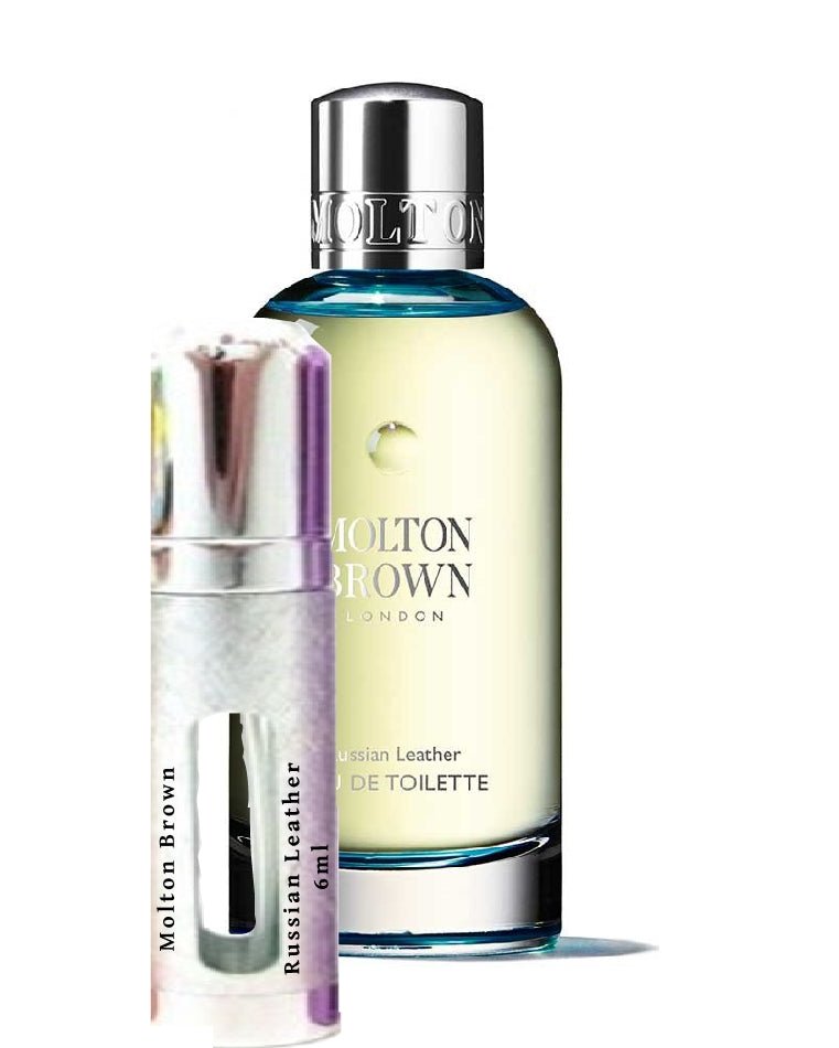 Frasco de amostra de couro russo Molton Brown 6ml