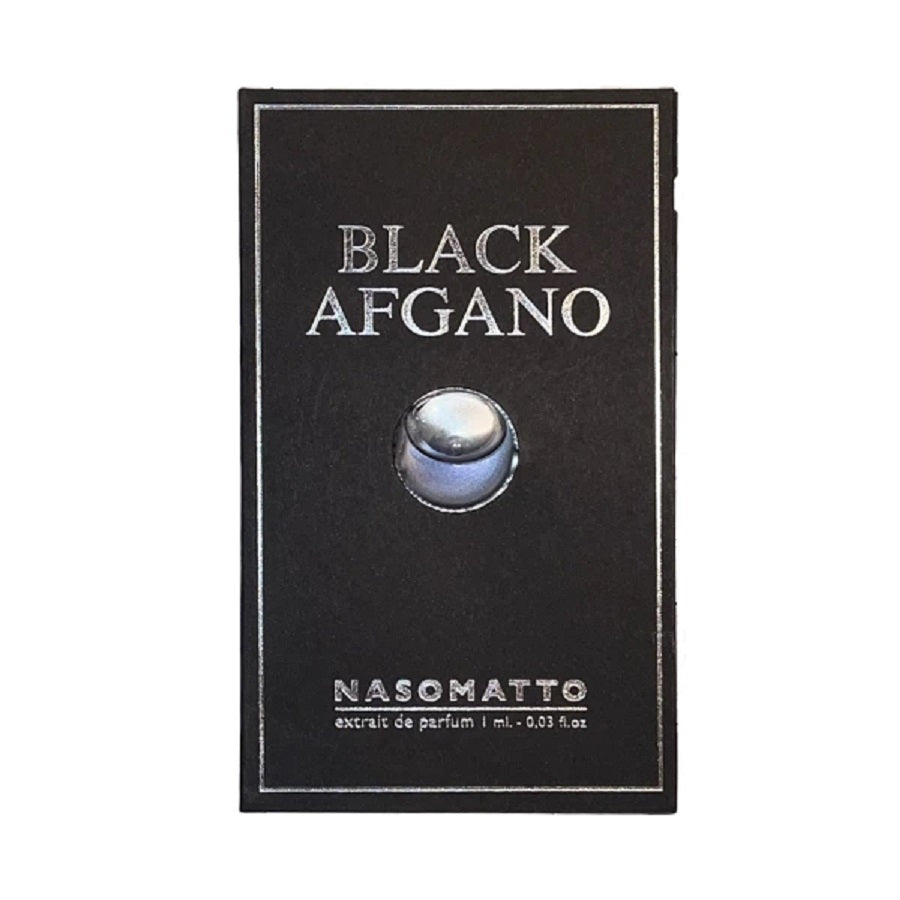 Amostras oficiais do perfume NASOMATTO BLACK AFGANO