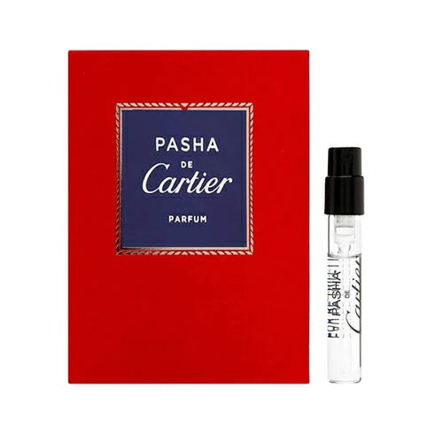Amostra oficial do perfume Pasha de Cartier Parfum