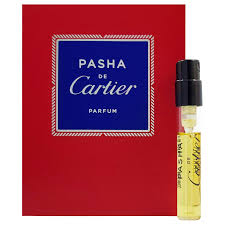 Amostra oficial do perfume Pasha de Cartier Parfum