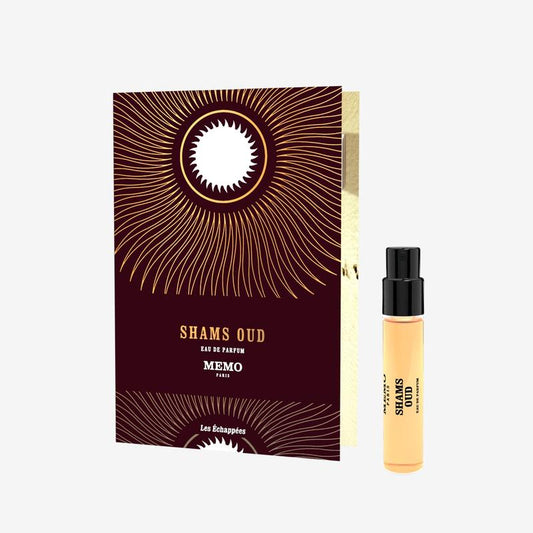 Amostra oficial de Memo Shams Oud 2ml / 0,6 Fl. Oz.