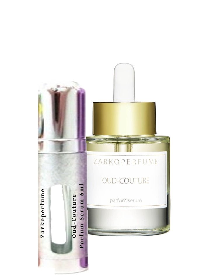 Amostras de sérum Zarkoperfume Oud-Couture Parfum 6ml