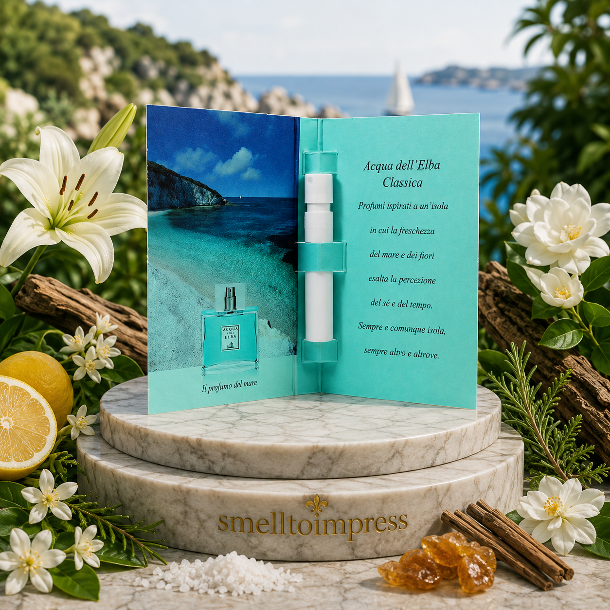 imagem de amostra oficial de perfume Acqua dell' Elba Classica 1,2 ml 0,04 fl. oz