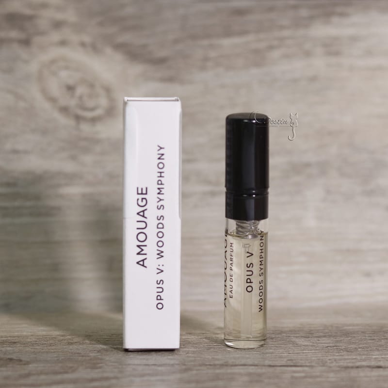 Amostra de perfume Amouage OPUS V Woods Symphony 2ml 0,06 oz testador oficial de perfume