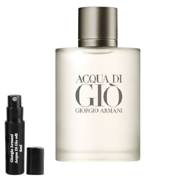 Giorgio Armani Acqua di Gio eau de toilette 6ml 0,20 fl. onças. amostras de fragrâncias