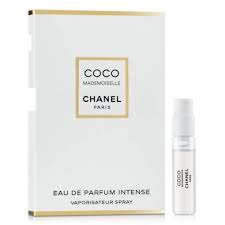 Amostras oficiais de perfume CHANEL Coco Mademoiselle Intense 1,5ML