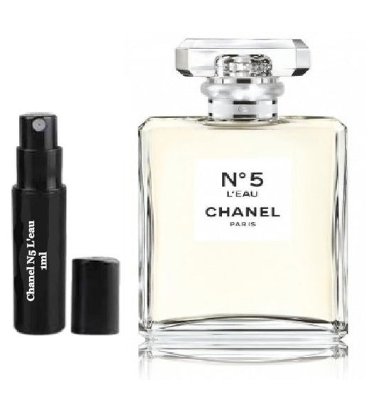 Amostras de perfume Chanel N5 L'eau