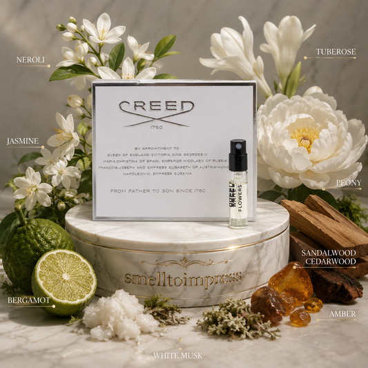 Creed White Flowers amostra oficial de perfume 2 ml 0,06 fl. oz.